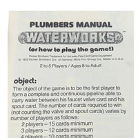 Vintage 1972 Leaky Pipe Card Game: Parker Brothers Collectible Family Game