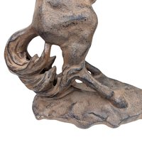 Vintage Cast Iron Rearing Horse Statue: Equestrian Farmhouse Decor