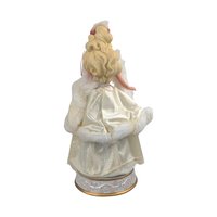 Vintage 1989 Happy Holidays Barbie Music Box: Enesco Ceramic Figurine
