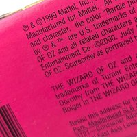 1999 Ken as Tin Man Barbie Doll: The Wizard of Oz, New in Box