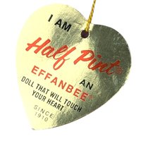 Vintage Effenbee Half Pint Sailor Doll: 10.5" Collectible Plastic Toy