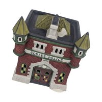 Dept 56 Cobles Police Station: 1995 Dickens Village Light-Up Building