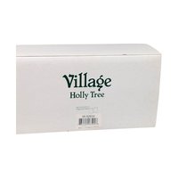 Vintage Dept 56 Holly Tree Figurine: 7" Christmas Village Accessory