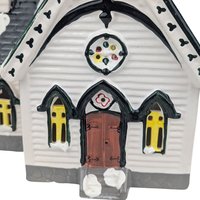 Vintage Dept 56 Snow Village Church: Lighted Christmas Collectible