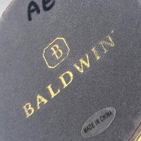 Vintage Baldwin Brass Candlesticks: Mid-Century Modern Taper Candle Holders