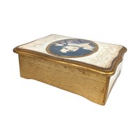 Vintage Wooden Music Box: Red Boy by Sir Thomas Lawrence