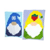 Crochet Gnome Wall Hangings: January & September Decor