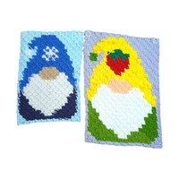 Crochet Gnome Wall Hangings: January & September Decor