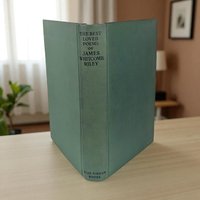 1920s James Whitcomb Riley Poetry: Blue Ribbon Books Hardcover