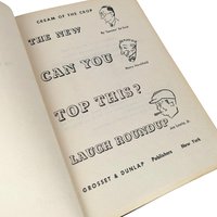 Vintage 1947 "Can You Top This?" Joke Book: Radio Show Humor