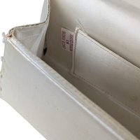 Vintage Cream Beaded Handbag: Handmade Hong Kong Evening Clutch