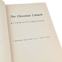 The Chocolate Cobweb: 1948 Vintage Mystery Novel by Charlotte Armstrong