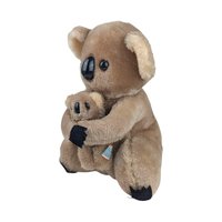 Vintage 1978 Dakin Koala Plush with Baby: Mama & Baby Stuffed Animal