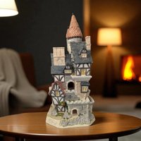 David Winter "Castle in the Air" Figurine: Signed 1991 Fantasy Cottage