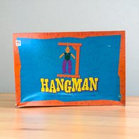 Vintage 1988 Hangman Board Game: Milton Bradley 80s Family Game Night