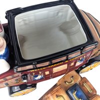 Wells Fargo Stagecoach Cookie Jar: Ceramic Western Decor Collectible