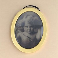 Vintage Framed "Cupid Awake" Print: Small Romantic Mythology Wall Art