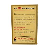 Vintage Dale Carnegie How to Stop Worrying and Start Living: 1950s Pocket Edition