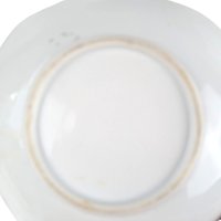 Vintage Ucagco Floral Trinket Dish: Hand Painted Roses, Gold Trim