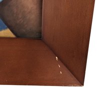 Vintage "Scarlet Dancer" Tango Print by Bill Brauer, Framed Wall Art