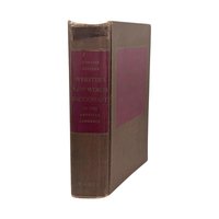 1959 Webster's Dictionary: Vintage Mid-Century Hardcover Reference Book