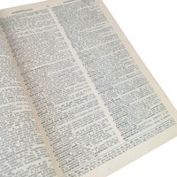 1959 Webster's Dictionary: Vintage Mid-Century Hardcover Reference Book