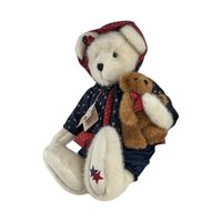 Vintage Boyds Bears Starr B. Bearyproud Plush with Cub: Patriotic Collectible