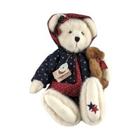 Vintage Boyds Bears Starr B. Bearyproud Plush with Cub: Patriotic Collectible