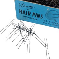 Vintage Diane Hair Pins: Original Box, Made in France, Ball Pointed Tips
