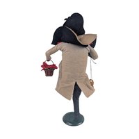 Vintage Byers' Choice Happy Scrooge Figurine: A Christmas Carol Dickens Decor