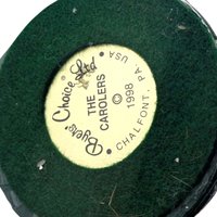 Vintage Byers' Choice Caroler: 1998 Street Vendor Woman with Wreath