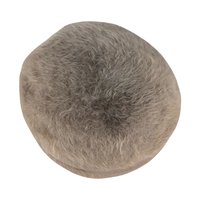 1960s Taupe Fur Felt Pillbox Hat: Vintage BelMar Bow Toque