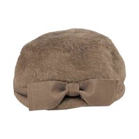 1960s Taupe Fur Felt Pillbox Hat: Vintage BelMar Bow Toque
