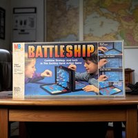 Vintage 1984 Battleship Game: Milton Bradley Naval Combat Strategy