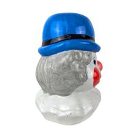 Vintage Ceramic Clown Head Bank: Whimsical Coin Savings Decor
