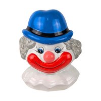 Vintage Ceramic Clown Head Bank: Whimsical Coin Savings Decor