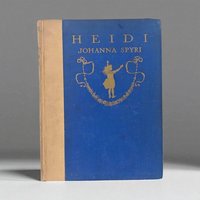 1919 Antique Heidi Book: Lippincott Edition, Maria L Kirk Illustrations
