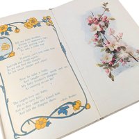 Vintage Eugene Field Poetry Book: Cupples & Leon Floral Decor