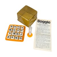 Vintage 1977 Boggle Game: Parker Brothers Word Game, Complete