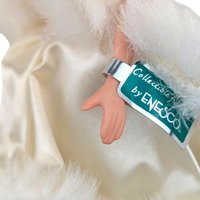 Vintage 1989 Happy Holidays Barbie Music Box: Enesco Ceramic Figurine