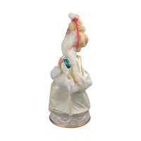Vintage 1989 Happy Holidays Barbie Music Box: Enesco Ceramic Figurine