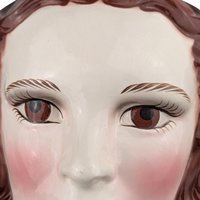 Vintage 1995 Dorothy Wall Mask: Wizard of Oz Clay Art Decor