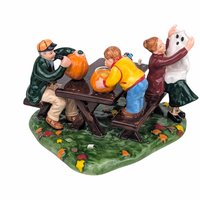 Vintage Dept 56 Snow Village Halloween Figurine Set #54982 With Box