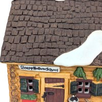 Dept 56 Sleepy Hollow School: 1990 New England Village Lighted Porcelain House