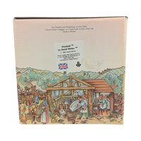 Vintage David Winter Windmill Figurine: 1985 English Cottage Decor with Box