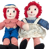 Vintage Raggedy Ann and Andy Dolls: 20" Collectible Classic Toys