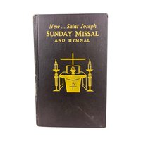 Vintage 1968 Saint Joseph Sunday Missal: Catholic Mass Hymnal, English Liturgy