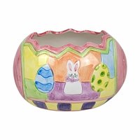 Vintage Easter Decor Collection: Ceramic Bunnies and Egg Trinket Boxes, Your Choice