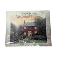 Vintage Thomas Kinkade Teapot & Family History Book Set