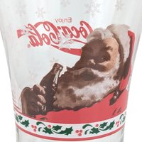 Vintage Coca-Cola Santa Glasses: Libby Christmas Glassware, Set of 4